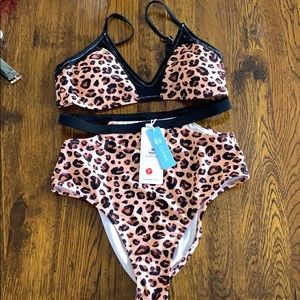 Leopard print bikini